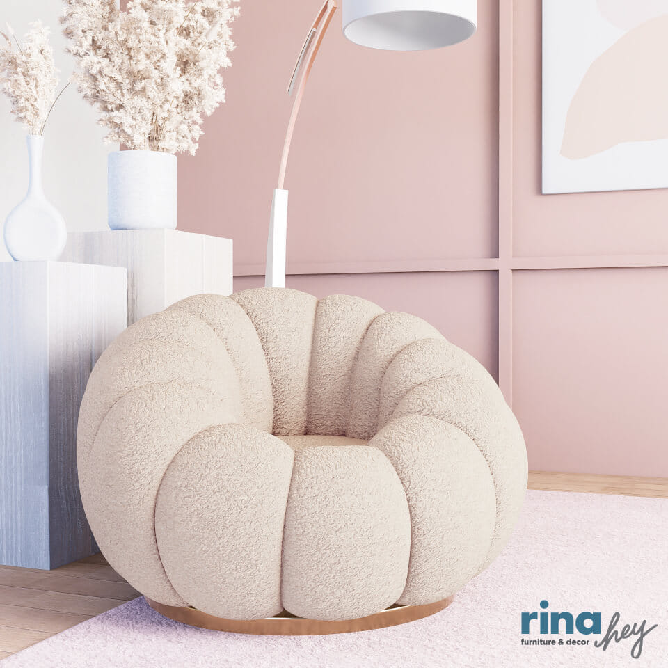โซฟา 1 ที่นั่งแบบหมุนได้ RINA HEY รุ่น MIRONA/1 สีครีม_6