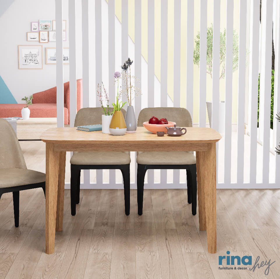 โต๊ะอาหาร RINA HEY รุ่น KARTER PLUS/120 สีไม้ธรรมชาติ_6