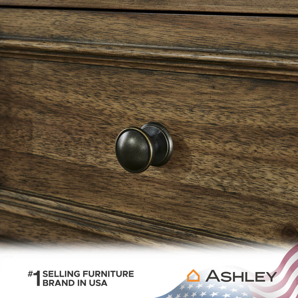ตู้เตี้ยบานผสม ASHLEY FURNITURE HOMESTORE รุ่น STURLAYNE/142 สีน้ำตาล