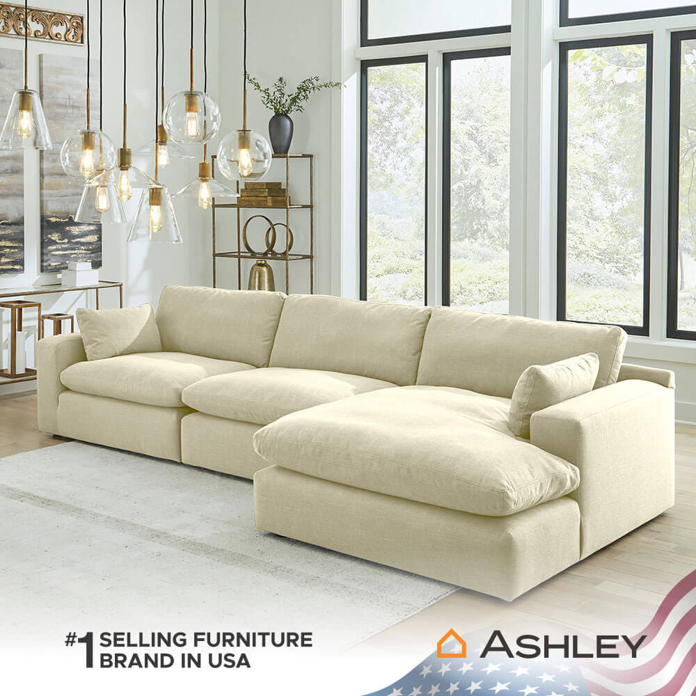 โซฟาตัว L ด้านซ้าย ASHLEY FURNITURE HOMESTORE รุ่น ELYZA/L สีเบจ
