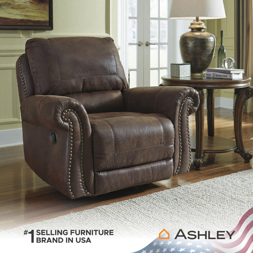 โซฟาปรับเอนนอน 1 ที่นั่ง ASHLEY FURNITURE HOMESTORE รุ่น W80070-O/1R สีน้ำตาลเข้ม