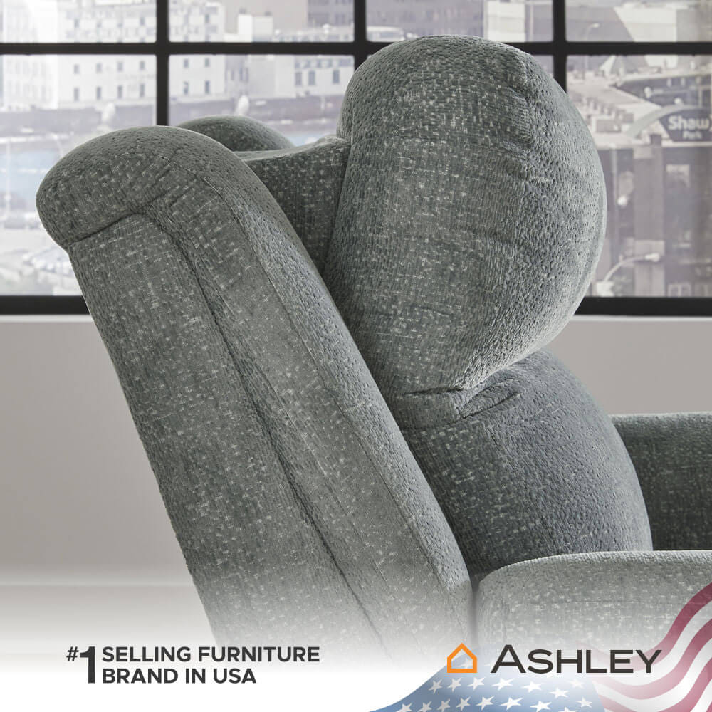 โซฟาปรับเอนนอน ไฟฟ้า 1 ที่นั่ง ASHLEY FURNITURE HOMESTORE รุ่น OVERFLOW/1RM สีเทา