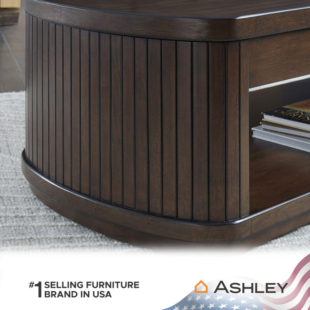 โต๊ะกลาง พร้อมลิฟท์ท็อป ASHLEY FURNITURE HOMESTORE รุ่น KORESTONE/142 สีน้ำตาลเข้ม_7