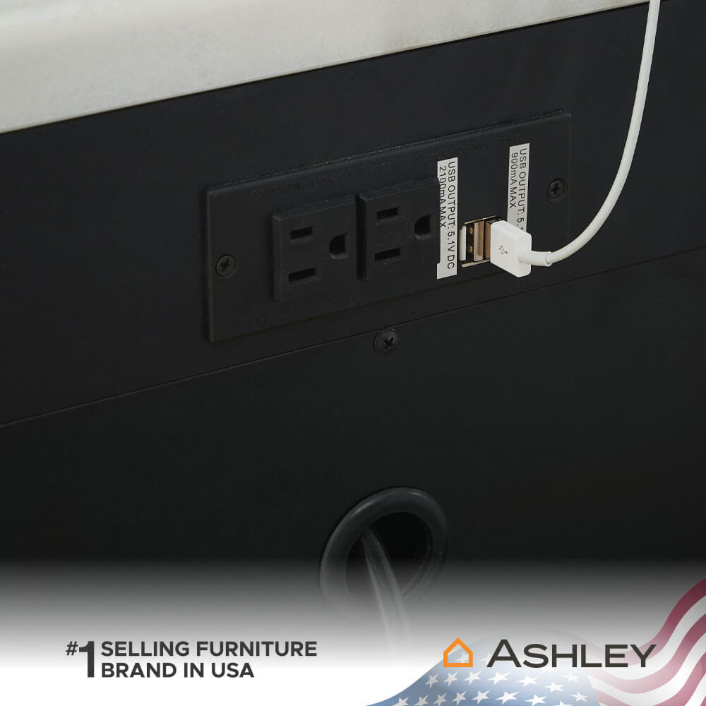 ตู้ข้างเตียง ASHLEY FURNITURE HOMESTORE รุ่น WELLTERN สีดำ_7