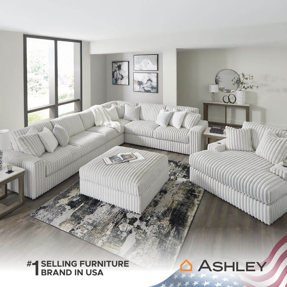 เดย์เบด ASHLEY FURNITURE HOMESTORE  รุ่น STUPENDOUS สีเทาอ่อน