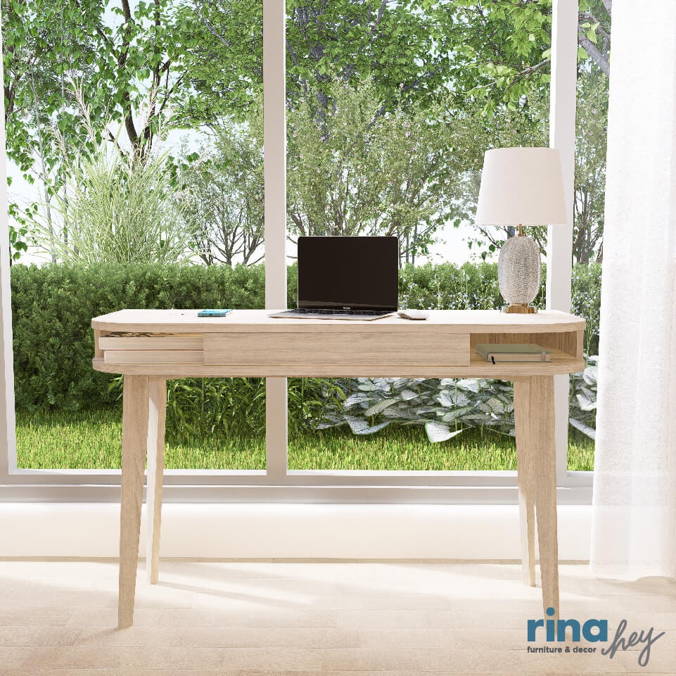 โต๊ะทำงานพร้อมที่ชาร์จไร้สาย RINA HEY รุ่น MOKKA/120 สีไม้ธรรมชาติ_8