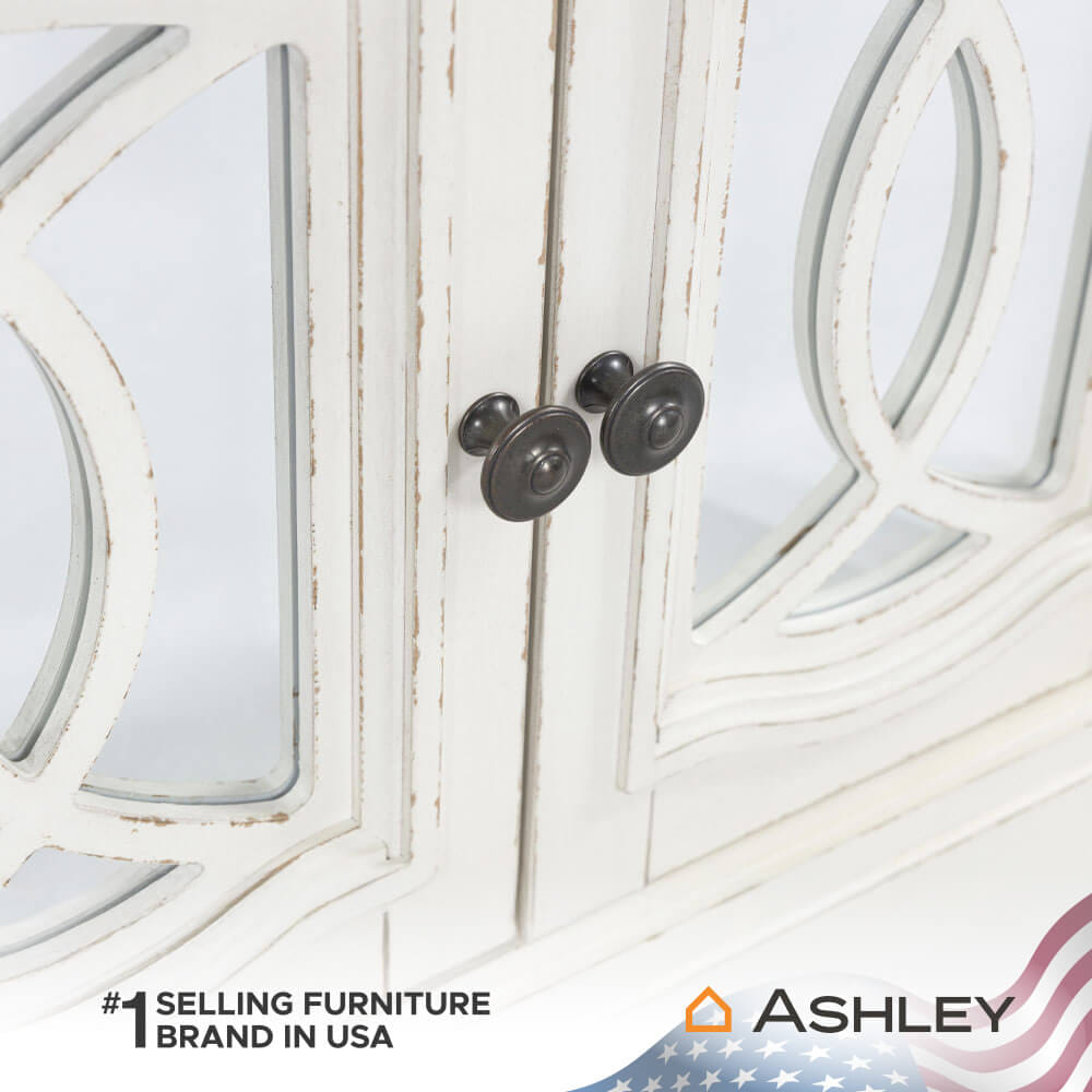 ตู้วางทีวี ASHLEY FURNITURE HOMESTORE รุ่น REALYN/200 สีขาววินเทจ