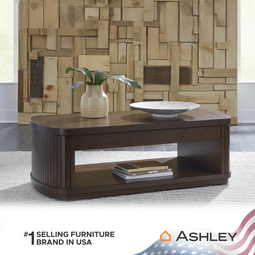 โต๊ะกลาง พร้อมลิฟท์ท็อป ASHLEY FURNITURE HOMESTORE รุ่น KORESTONE/142 สีน้ำตาลเข้ม_9