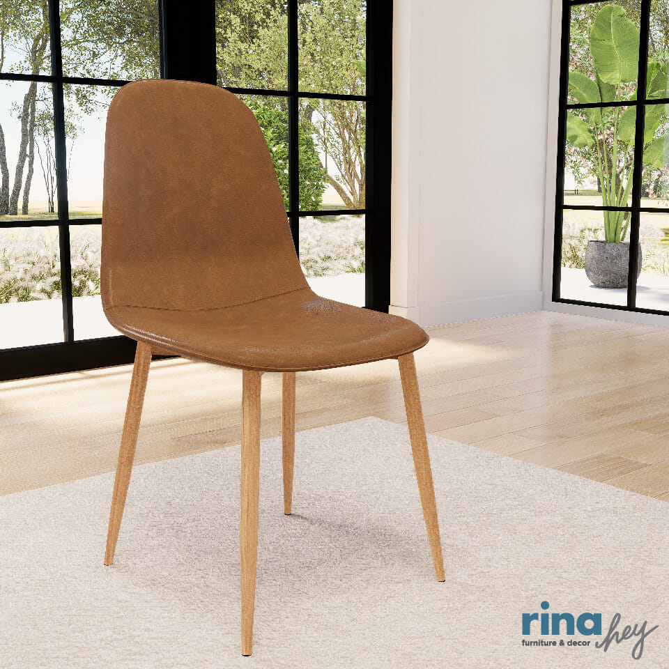 เก้าอี้รับประทานอาหาร RINA HEY รุ่น JOLA NEW สี คาราเมล_7
