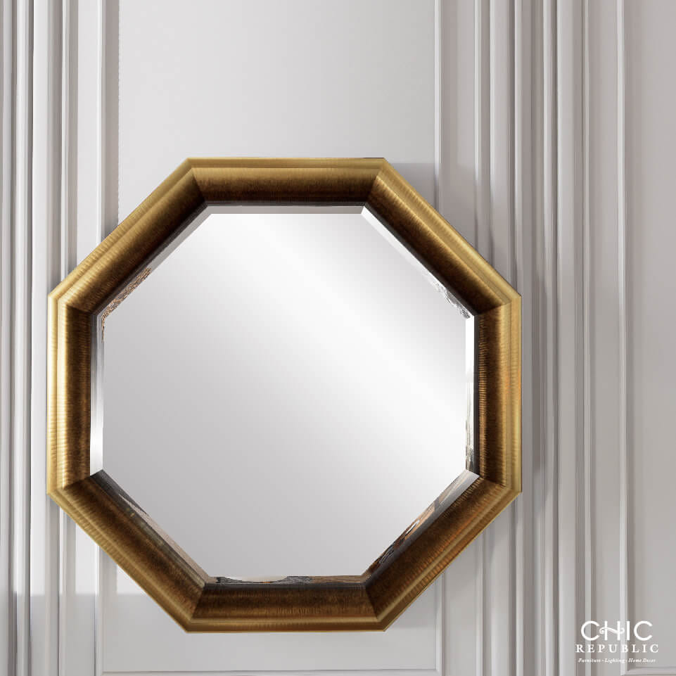 กระจกติดผนัง CHIC REPUBLIC รุ่น SUNSHINE/60X60_4
