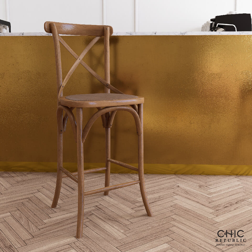 เก้าอี้บาร์ CHIC REPUBLIC รุ่น LOUISE LUX สีไม้ธรรมชาติ_7