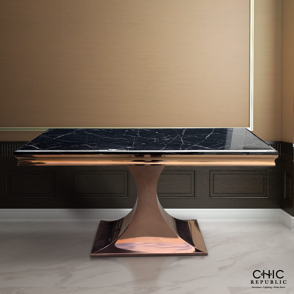 โต๊ะคอนโซล CHIC REPUBLIC รุ่น HERNANDEZ-RG/140 MARBLE สีดำ_9