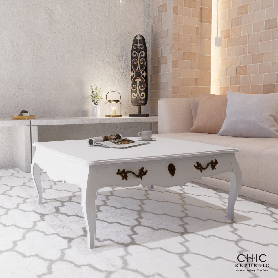 โต๊ะกลาง CHIC REPUBLIC รุ่น ISABEL/90 สีขาววินเทจ_5