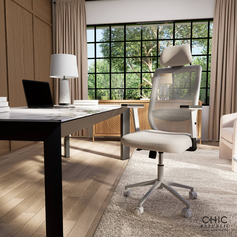 เก้าอี้สุขภาพ CHIC REPUBLIC รุ่น SEANO สีเทา_8