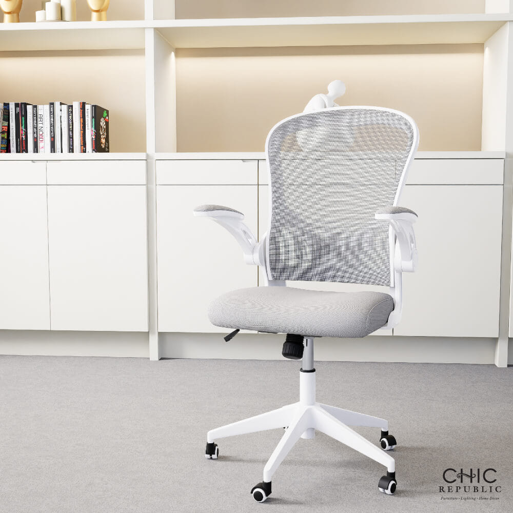 เก้าอี้สุขภาพ CHIC REPUBLIC รุ่น BURSA สีเทาอ่อน_8