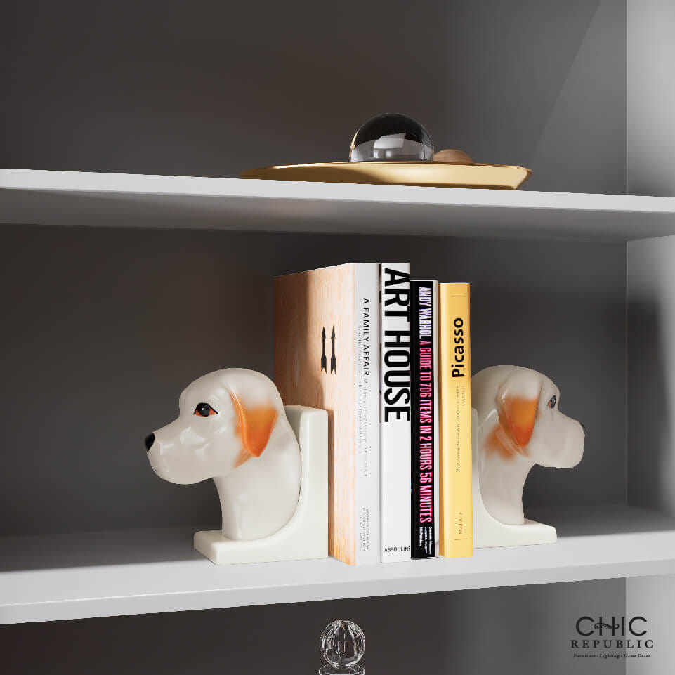 ที่คั่นหนังสือ CHIC REPUBLIC รุ่น AXE DOG สีขาว_4