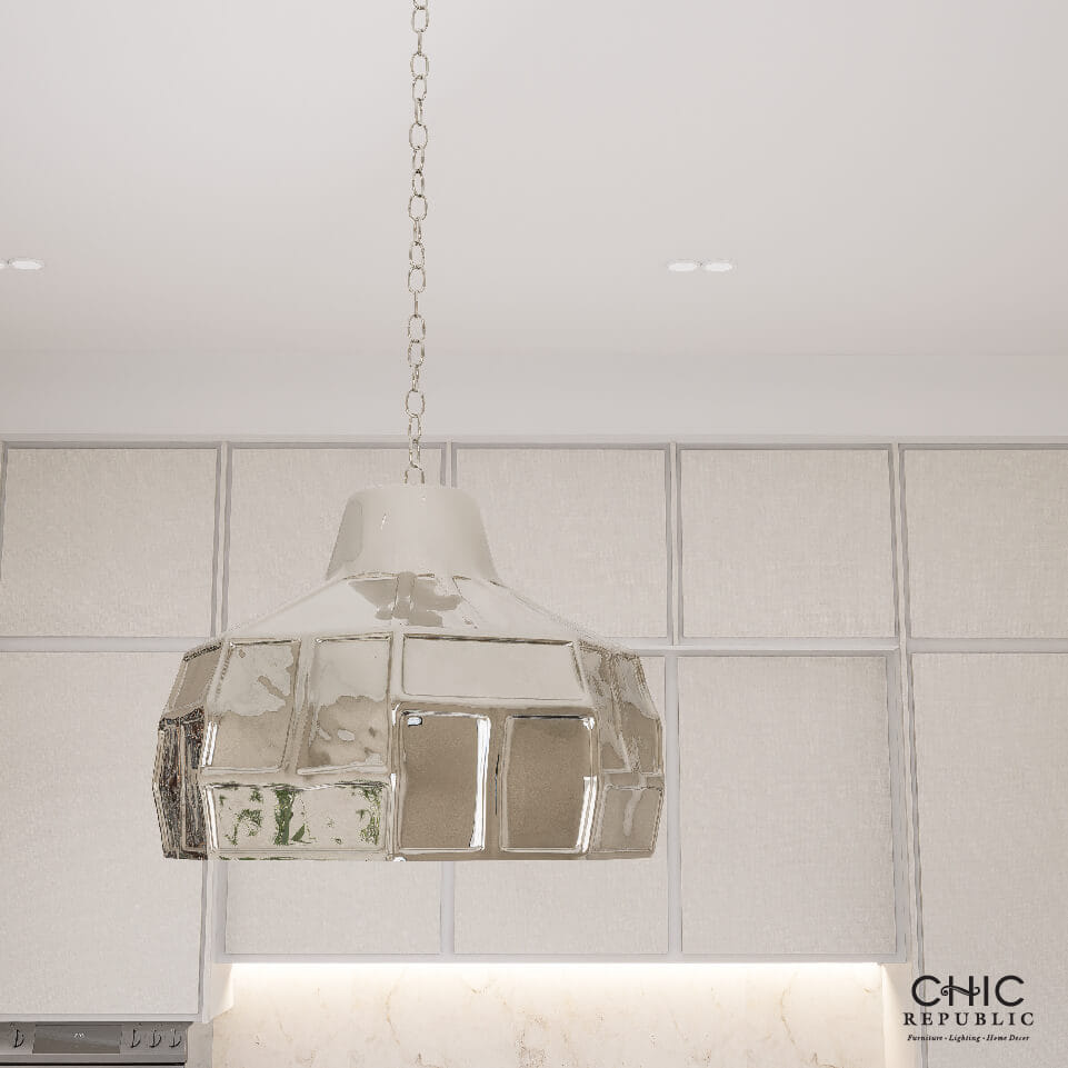 โคมไฟช่อ CHIC REPUBLIC รุ่น GENNARO/1 สีนิกเกิล_4
