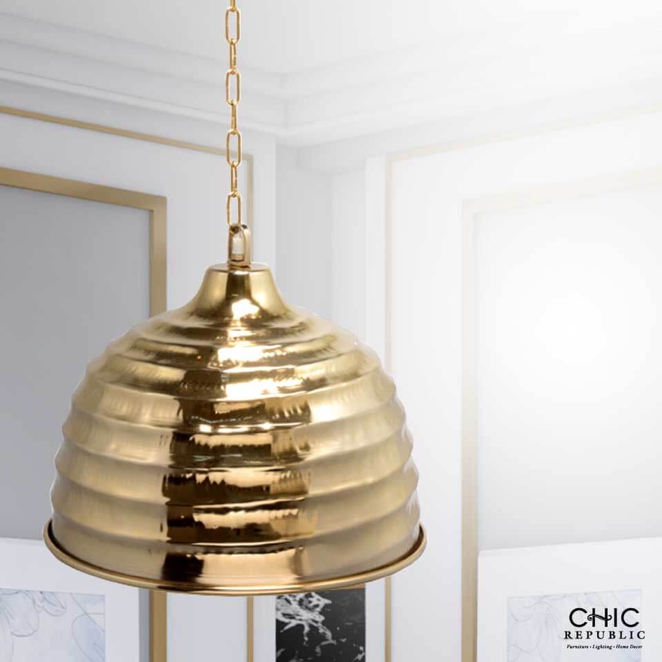 โคมไฟช่อ CHIC REPUBLIC รุ่น CASSANDRA/1 สีทอง_4