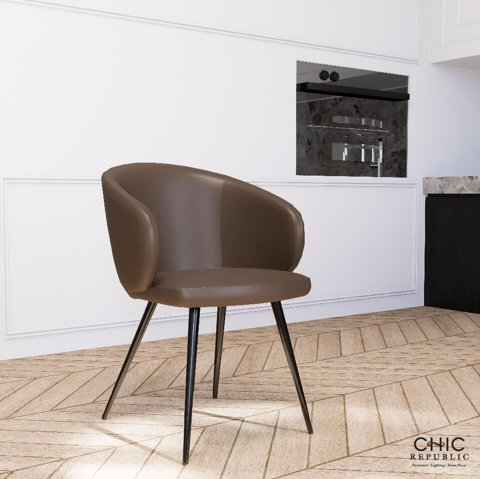 เก้าอี้รับประทานอาหาร CHIC REPUBLIC รุ่น MESA สีน้ำตาล_8