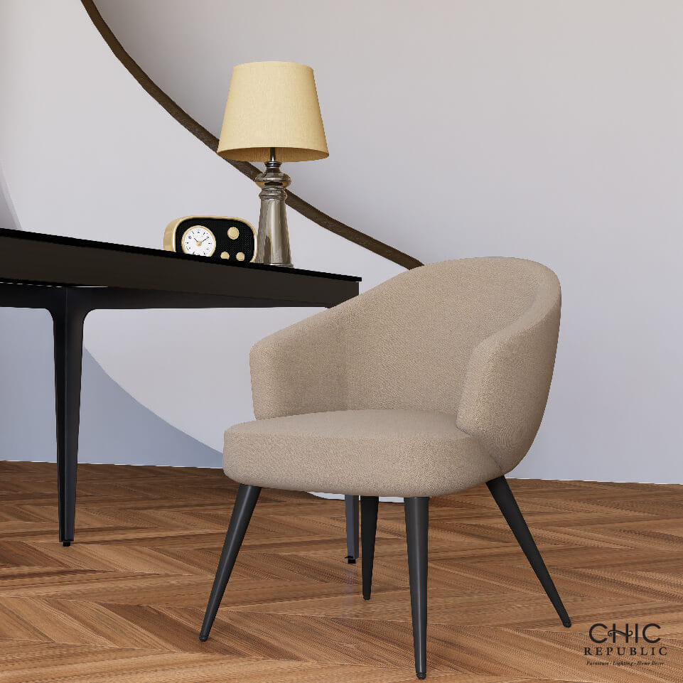เก้าอี้พักผ่อน CHIC REPUBLIC รุ่น SIANNA สีน้ำตาลอ่อน_8