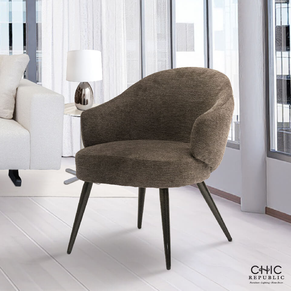 เก้าอี้พักผ่อน CHIC REPUBLIC รุ่น SIANNA สีน้ำตาลเข้ม_8