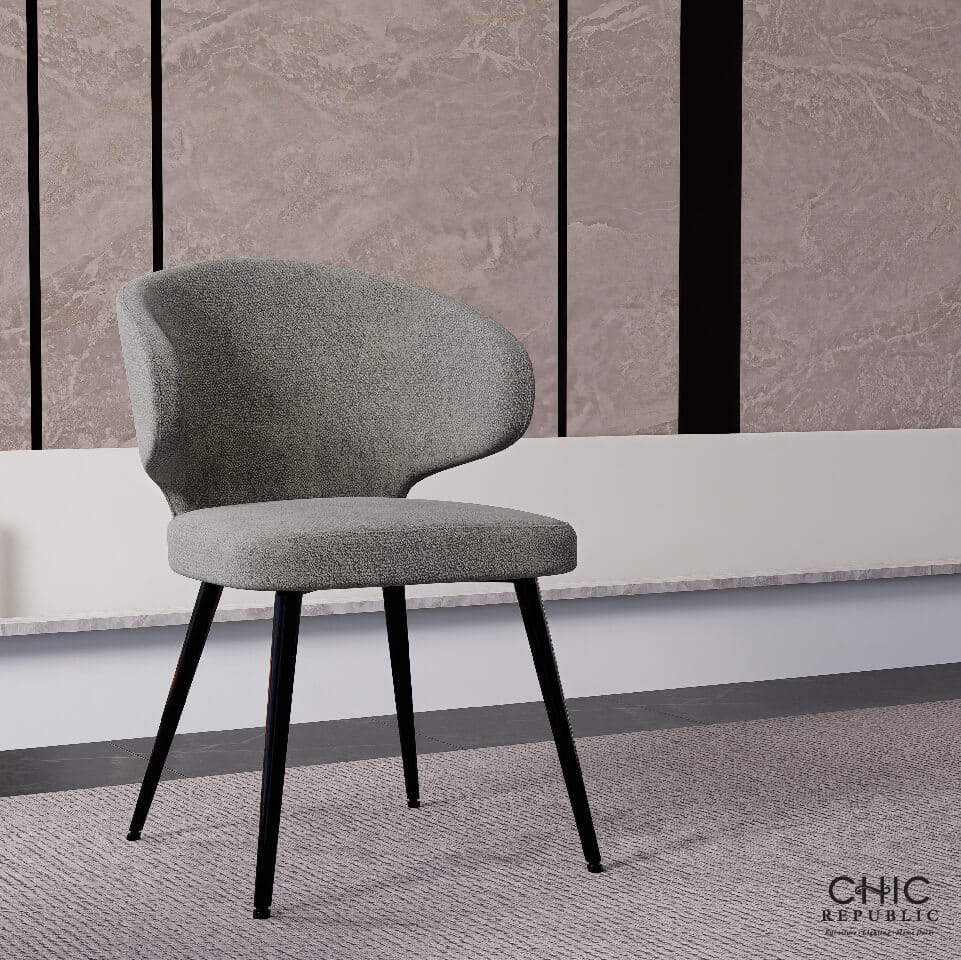 เก้าอี้รับประทานอาหาร CHIC REPUBLIC รุ่น OLIVER สีเทา_8