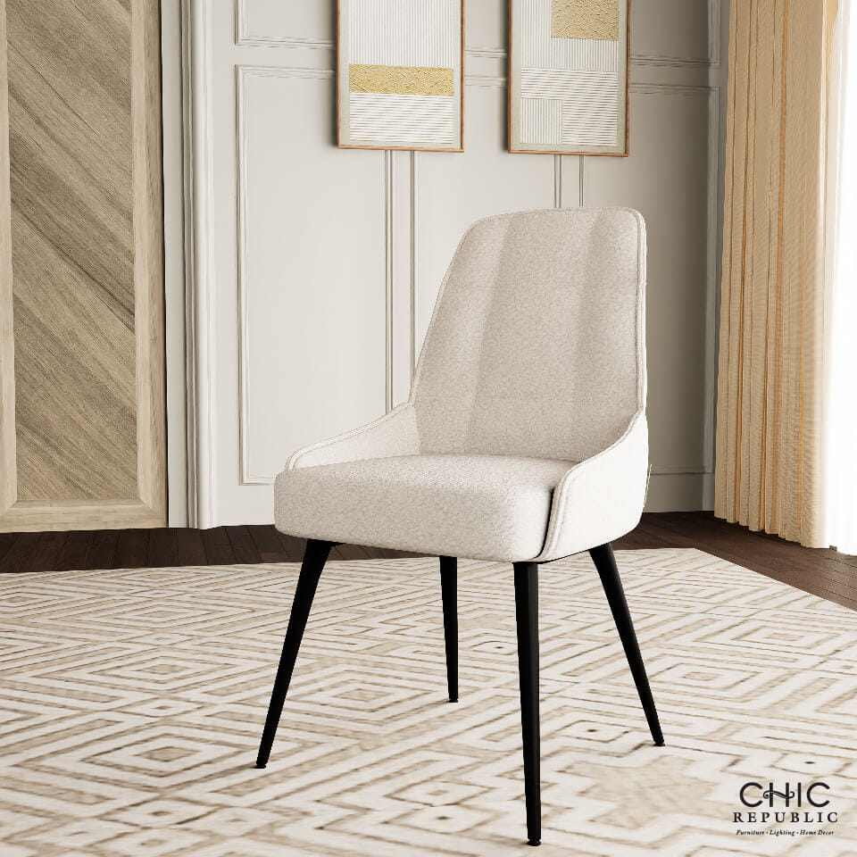 เก้าอี้รับประทานอาหาร CHIC REPUBLIC รุ่น MAIYA สีเบจ_8