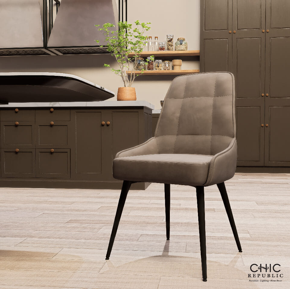 เก้าอี้รับประทานอาหาร CHIC REPUBLIC รุ่น MAIYA สีน้ำตาล_8