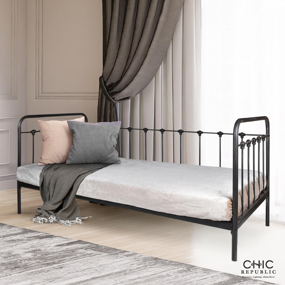 โซฟาเบดพร้อมเบาะ CHIC REPUBLIC รุ่น PROVENCE สีน้ำตาลเข้ม_7