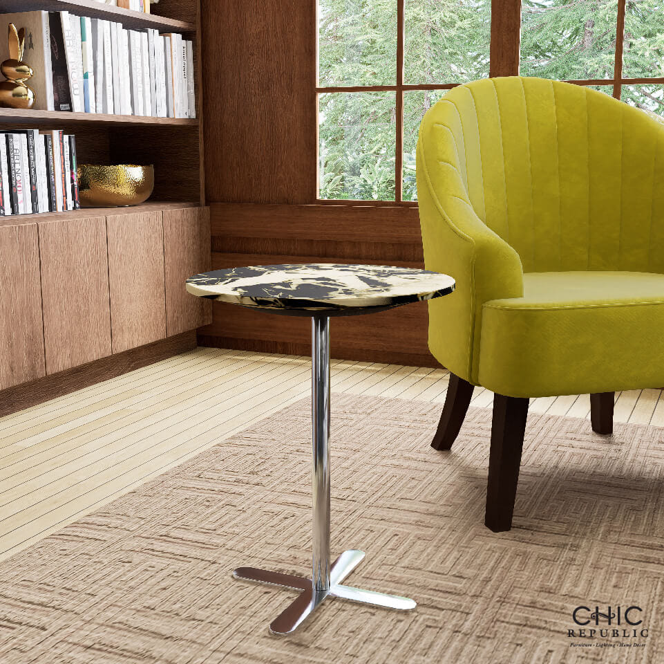 โต๊ะข้าง CHIC REPUBLIC รุ่น TERNI-CH/40 สีดำ_5