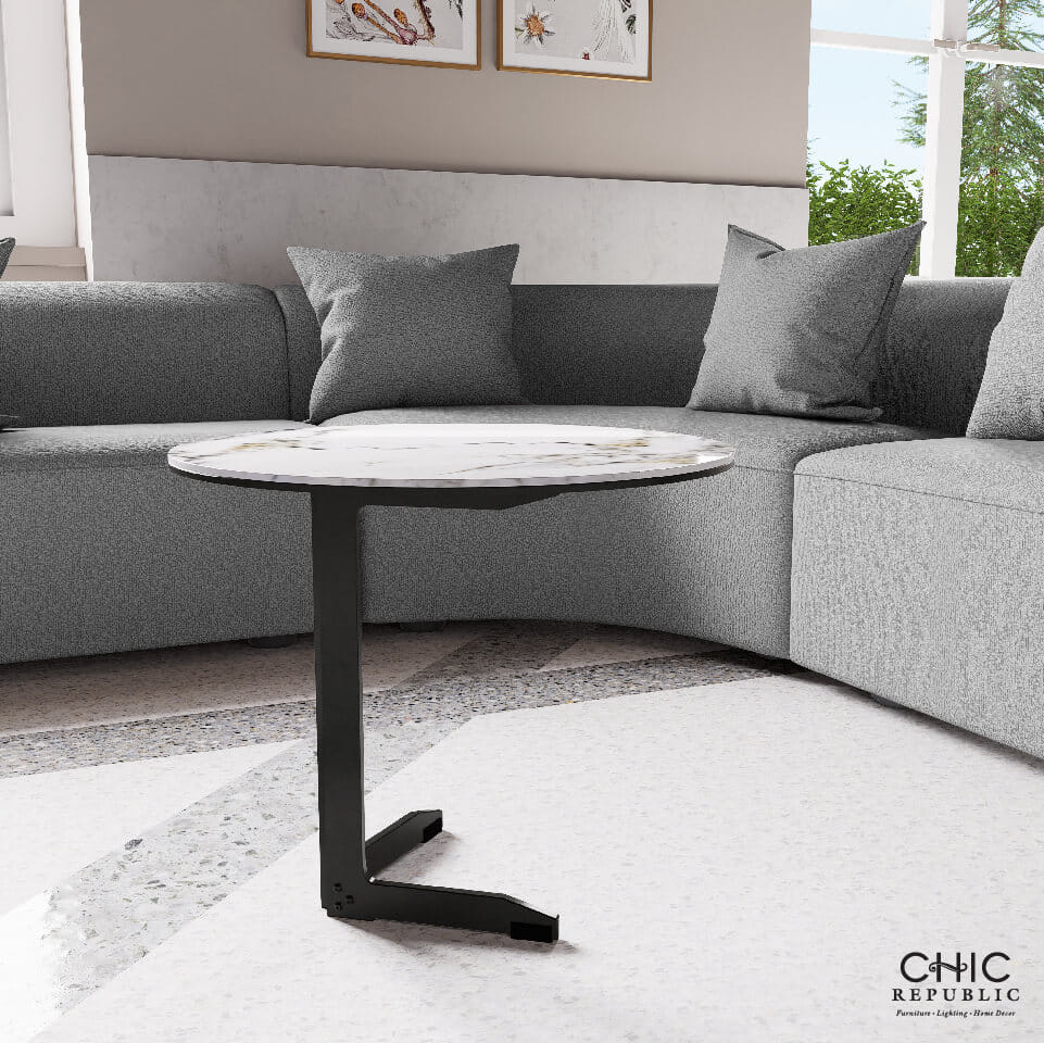 โต๊ะข้าง CHIC REPUBLIC รุ่น NAPLES/60 สีขาวฟลอเรนซ์_6