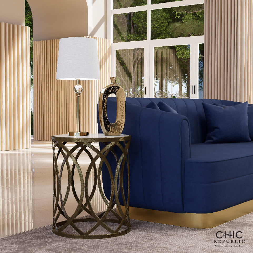 โต๊ะข้าง CHIC REPUBLIC รุ่น FRANCIA/50 สีทองวินเทจ_5