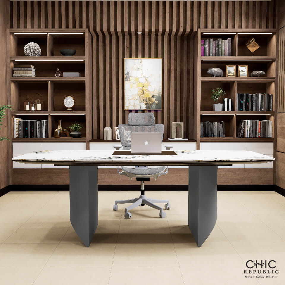 โต๊ะอาหาร CHIC REPUBLIC รุ่น CHATOU-DG/220 สีขาวซัมเมอร์_9