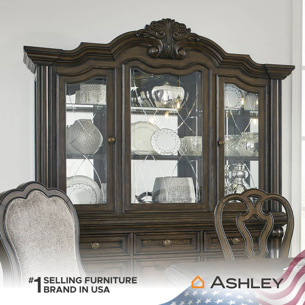 ตู้เตี้ยบานเปิด ASHLEY FURNITURE HOMESTORE รุ่น MAYLEE/181 สีน้ำตาลเข้ม