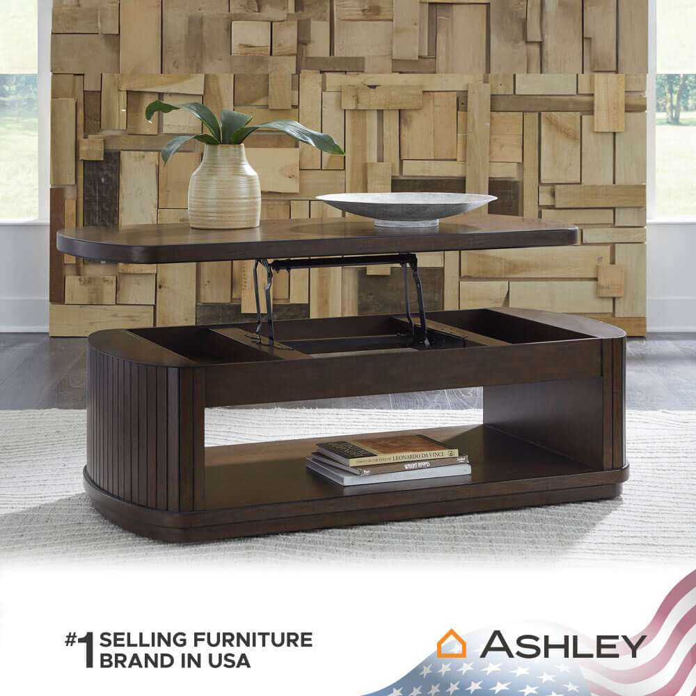 โต๊ะกลาง พร้อมลิฟท์ท็อป ASHLEY FURNITURE HOMESTORE รุ่น KORESTONE/142 สีน้ำตาลเข้ม_11