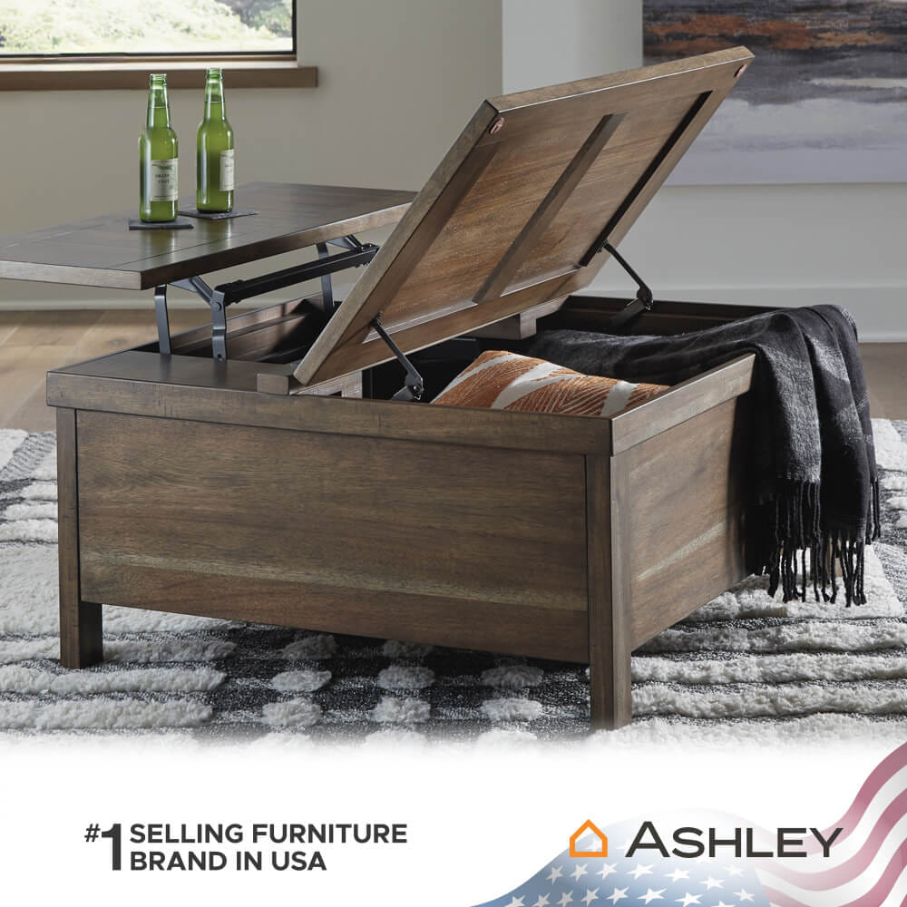 โต๊ะกลาง พร้อมลิฟท์ท็อป ASHLEY FURNITURE HOMESTORE รุ่น MORIVILLE/91 สีน้ำตาล_6