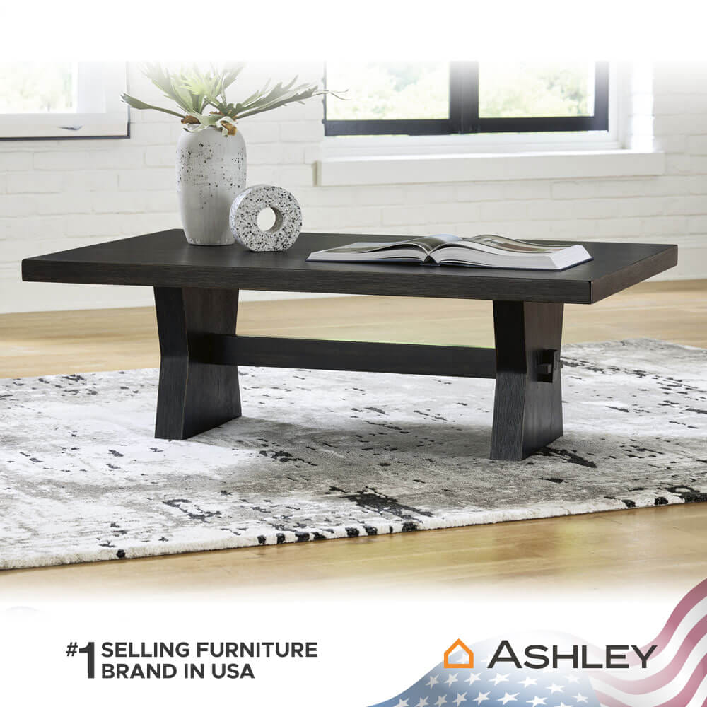 โต๊ะกลาง ASHLEY FURNITURE HOMESTORE รุ่น GALLIDEN/137 สีดำ