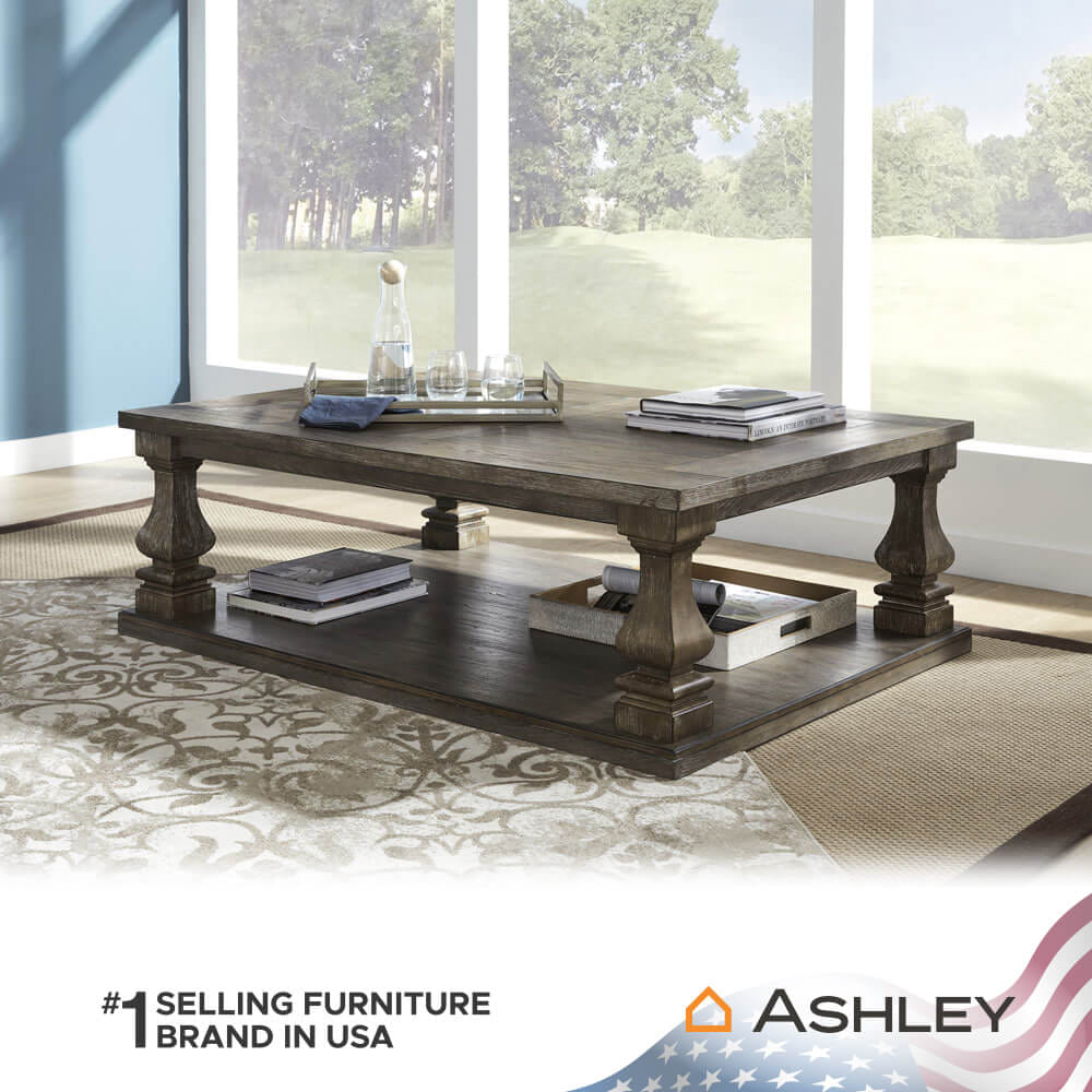 โต๊ะกลาง ASHLEY FURNITURE HOMESTORE รุ่น JOHNELLE/137 สีน้ำตาล_6