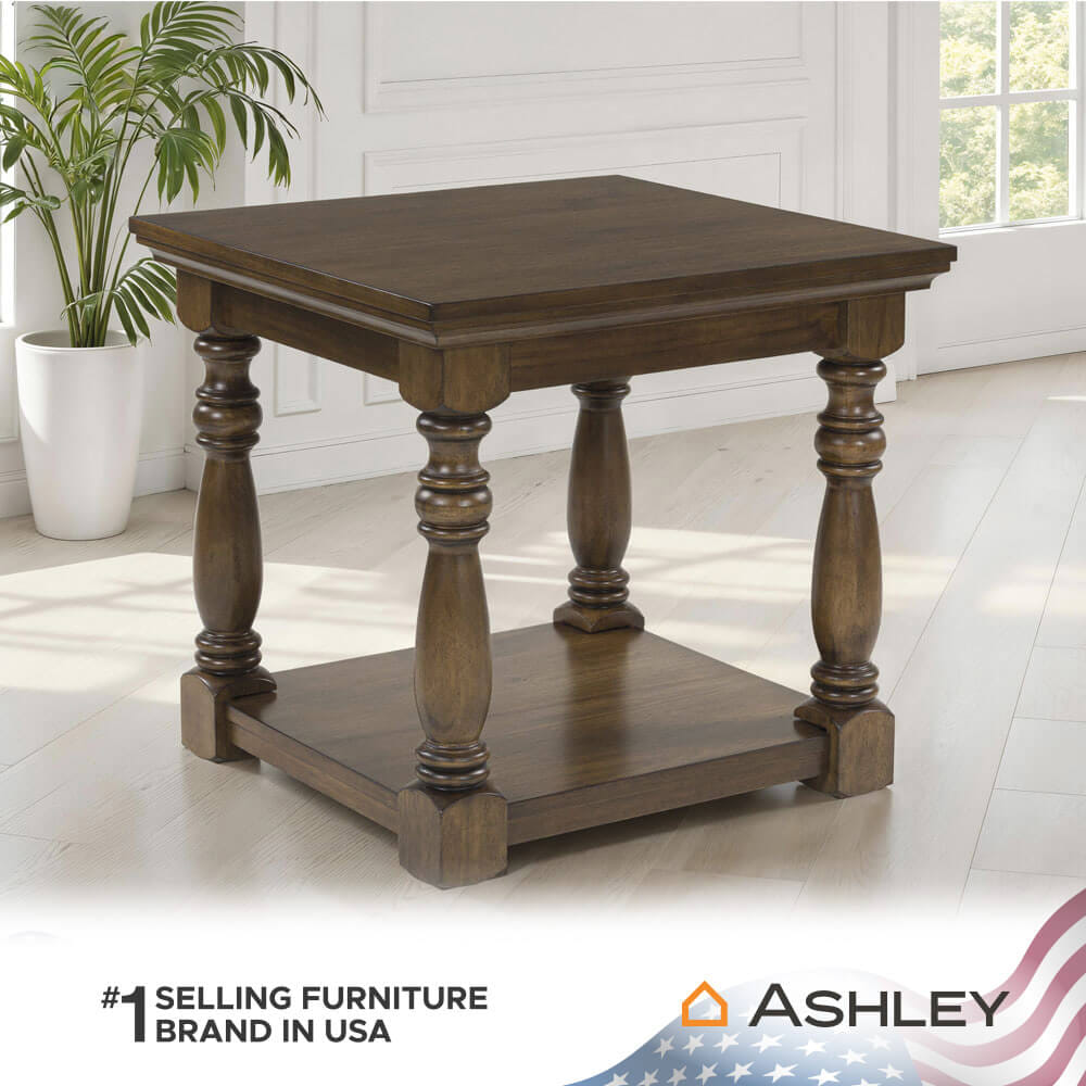โต๊ะข้าง ASHLEY FURNITURE HOMESTORE รุ่น STURLAYNE/66 สีน้ำตาล_5
