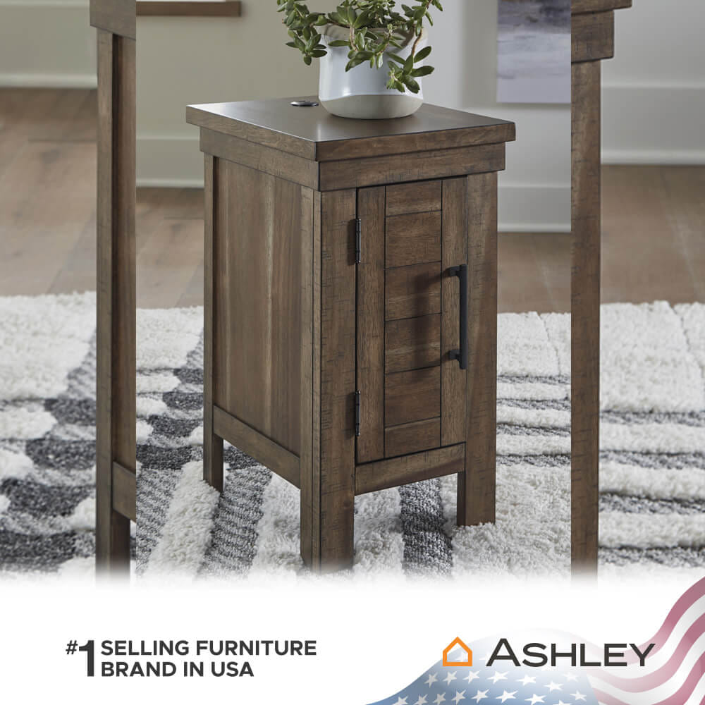 โต๊ะข้าง ASHLEY FURNITURE HOMESTORE รุ่น MORIVILLE/35 สีน้ำตาล_9