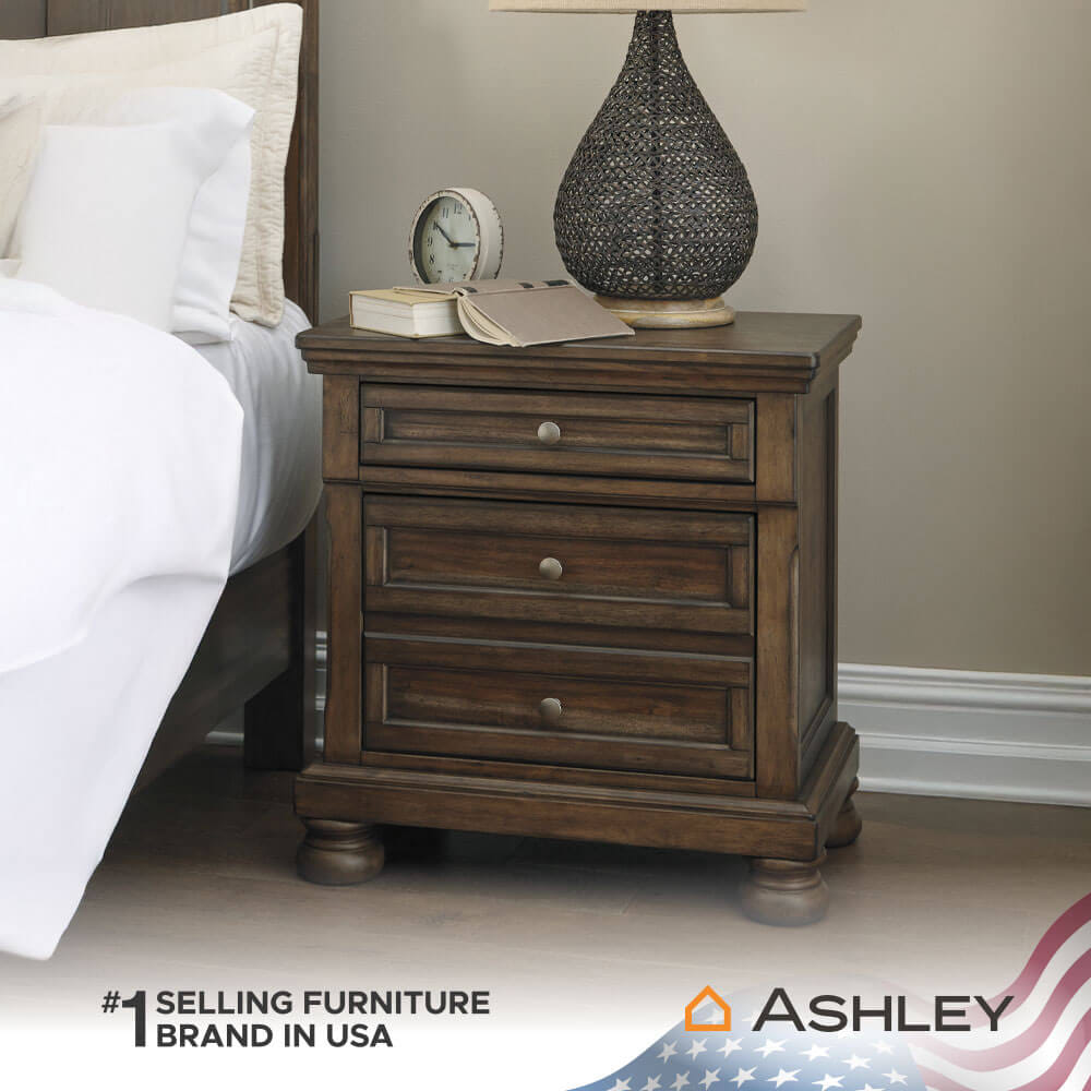 ตู้ข้างเตียง ASHLEY FURNITURE HOMESTORE รุ่น FLYNNTER สีน้ำตาล_4