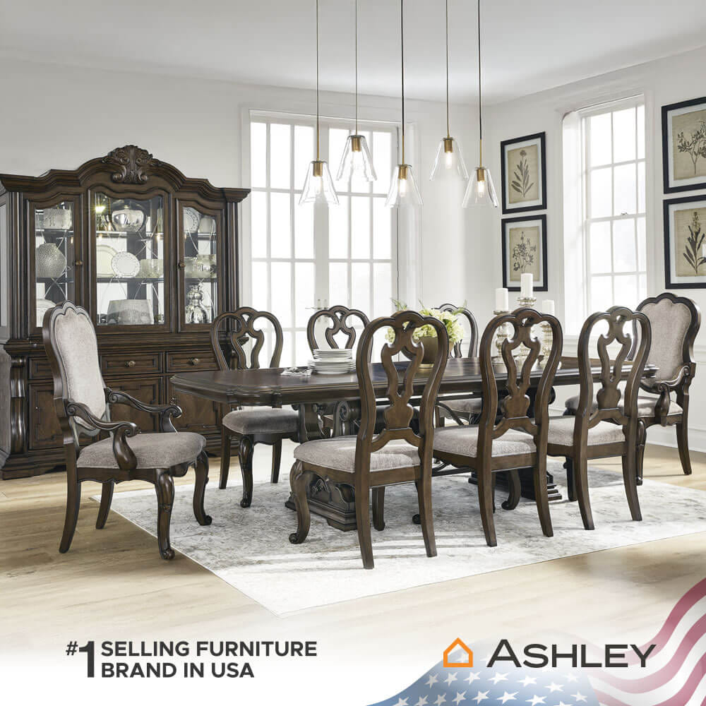 เก้าอี้ทานข้าว ASHLEY FURNITURE HOMESTORE รุ่น MAYLEE/78 สีน้ำตาลเข้ม