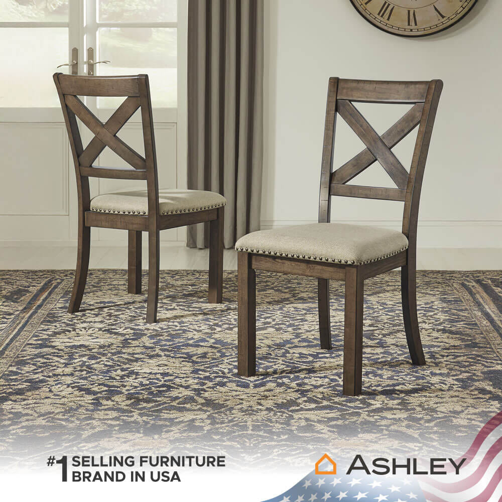 เก้าอี้ทานข้าว ASHLEY FURNITURE HOMESTORE รุ่น MORIVILLE สีเบจ_6