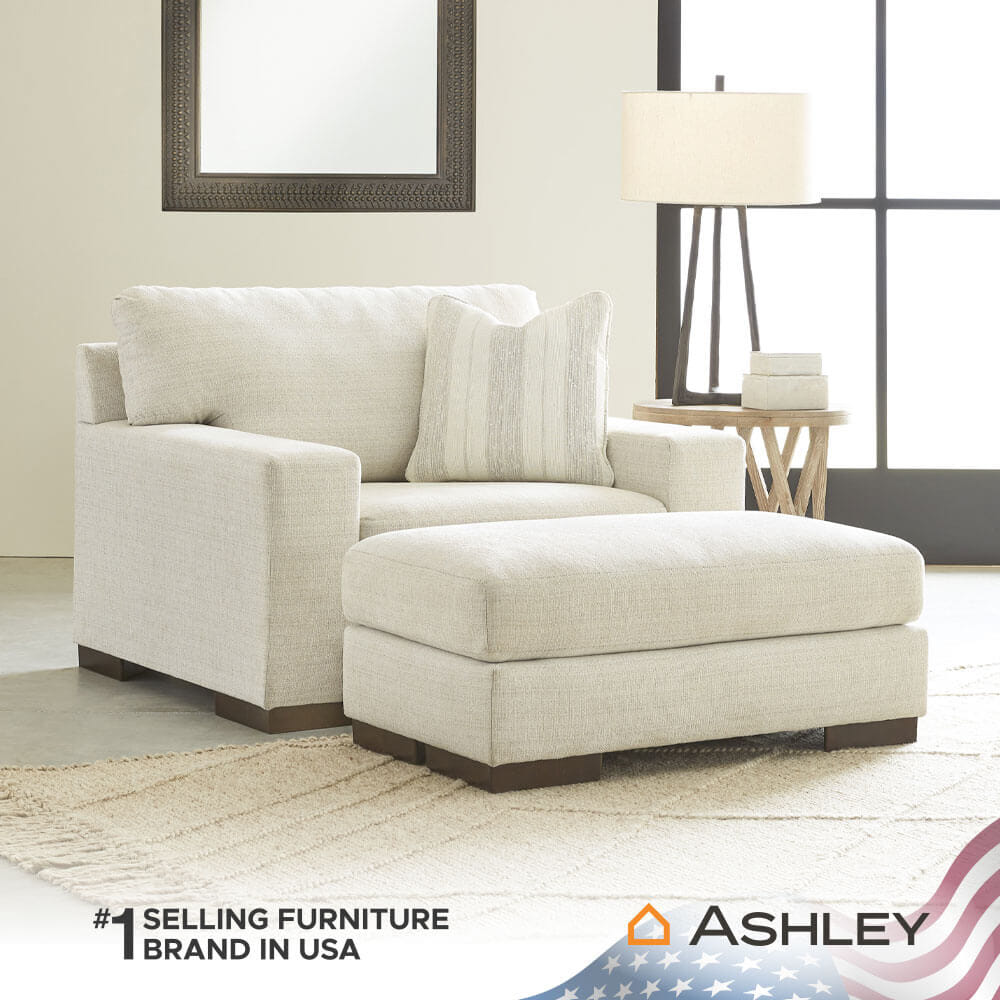 สตูล ASHLEY FURNITURE HOMESTORE รุ่น MAGGIE สีครีม