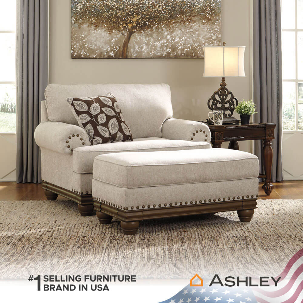 สตูล ASHLEY FURNITURE HOMESTORE รุ่น HARLESON สีครีม