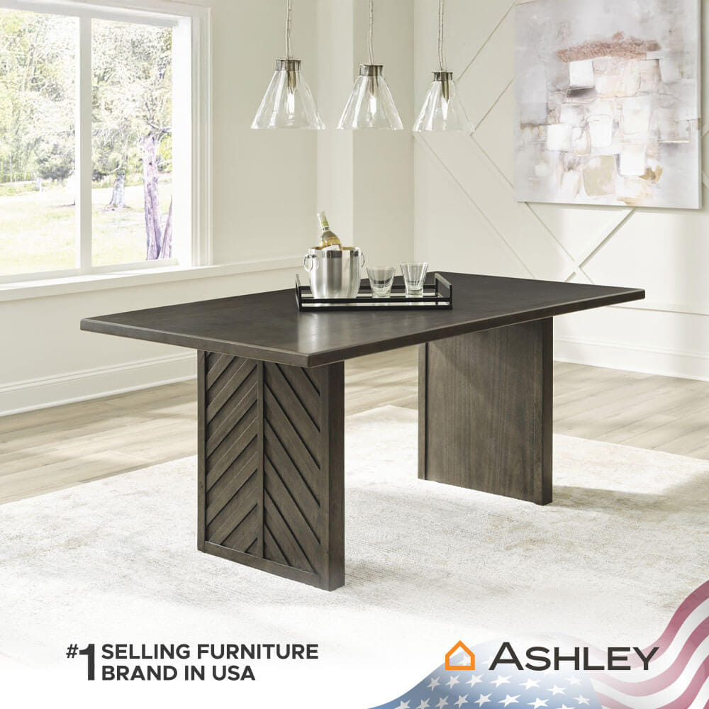 โต๊ะอาหาร ASHLEY FURNITURE HOMESTORE รุ่น ARKENTON/183 สีน้ำตาลเข้ม