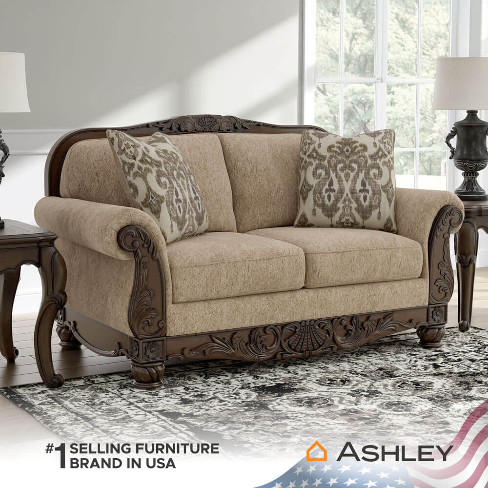 โซฟา 2 ที่นั่ง ASHLEY FURNITURE HOMESTORE รุ่น STANMORE/2 สีน้ำตาล