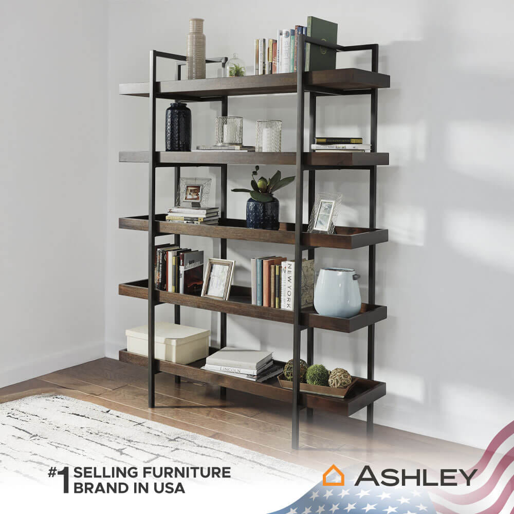 ชั้นวางของโล่ง 5 ชั้น ASHLEY FURNITURE HOMESTORE รุ่น STARMORE สีเทา