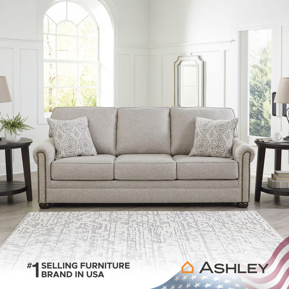โซฟา 3 ที่นั่ง ASHLEY FURNITURE HOMESTORE รุ่น GAELON/3 สีน้ำตาลอ่อน