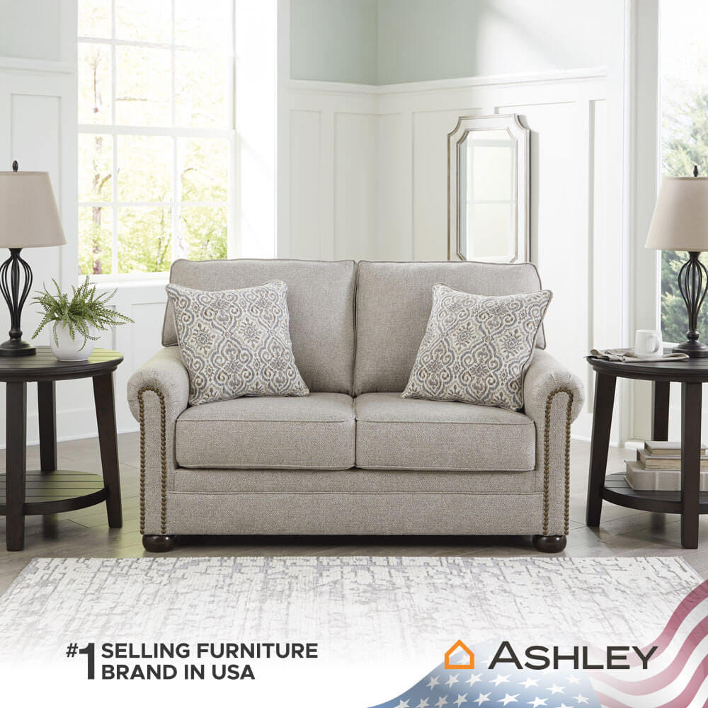 โซฟา 2 ที่นั่ง ASHLEY FURNITURE HOMESTORE รุ่น GAELON/2 สีน้ำตาลอ่อน